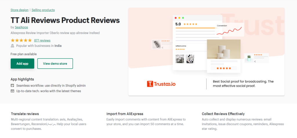 TT Ali Reviews Product Review app
