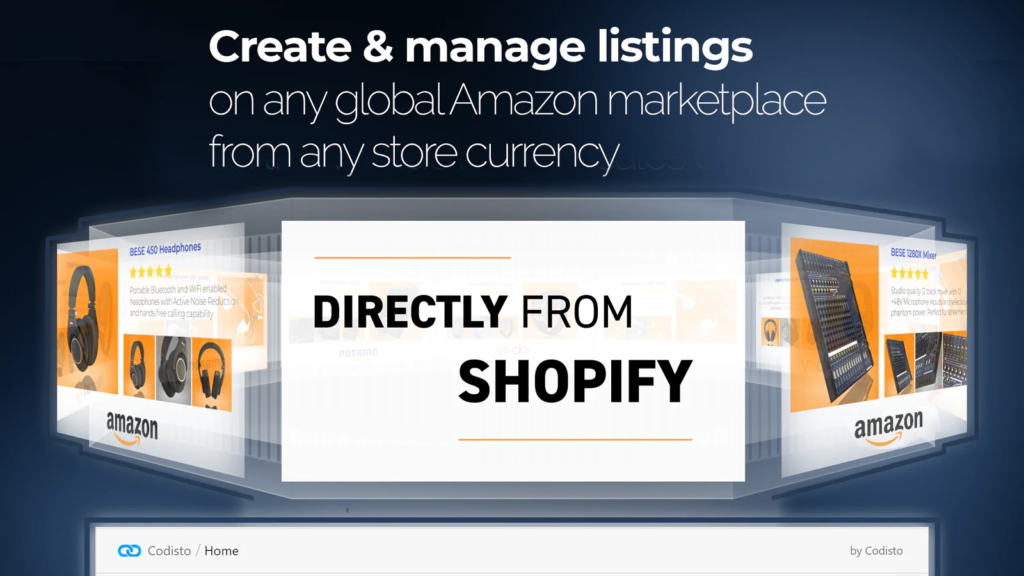 Sell on Amazon direct from Shopify - Amazon by Codisto