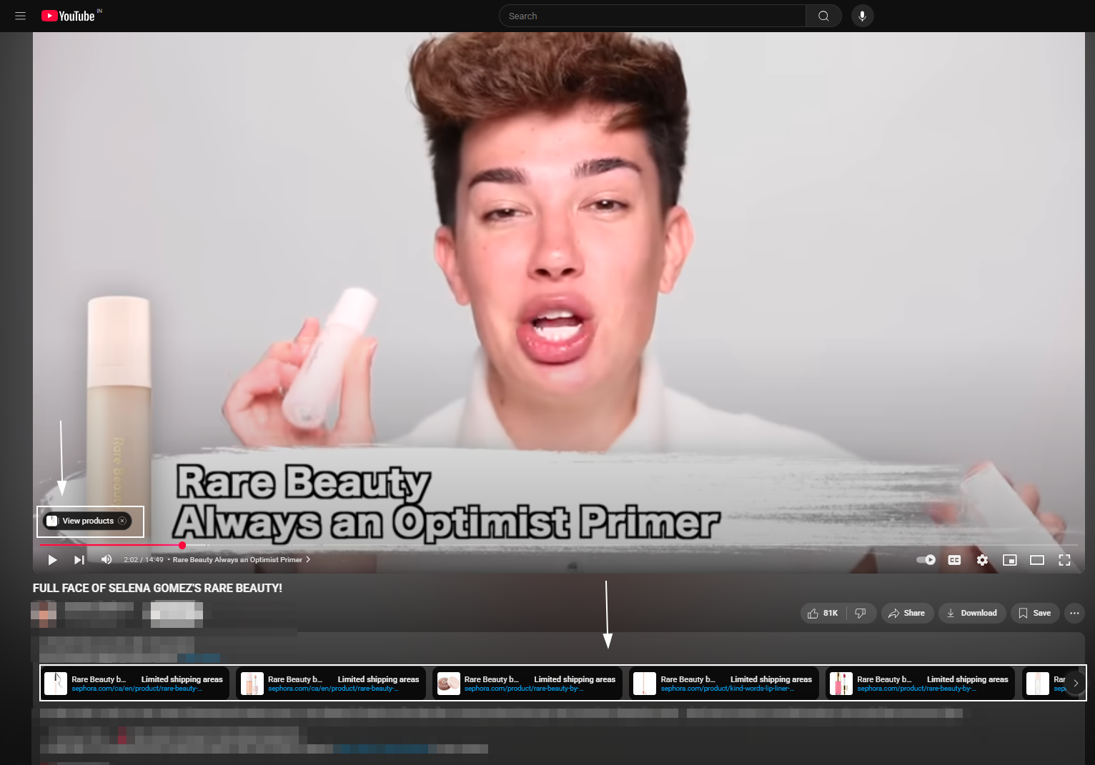 brand creator direct collaboration for youtube video ad native ad example
