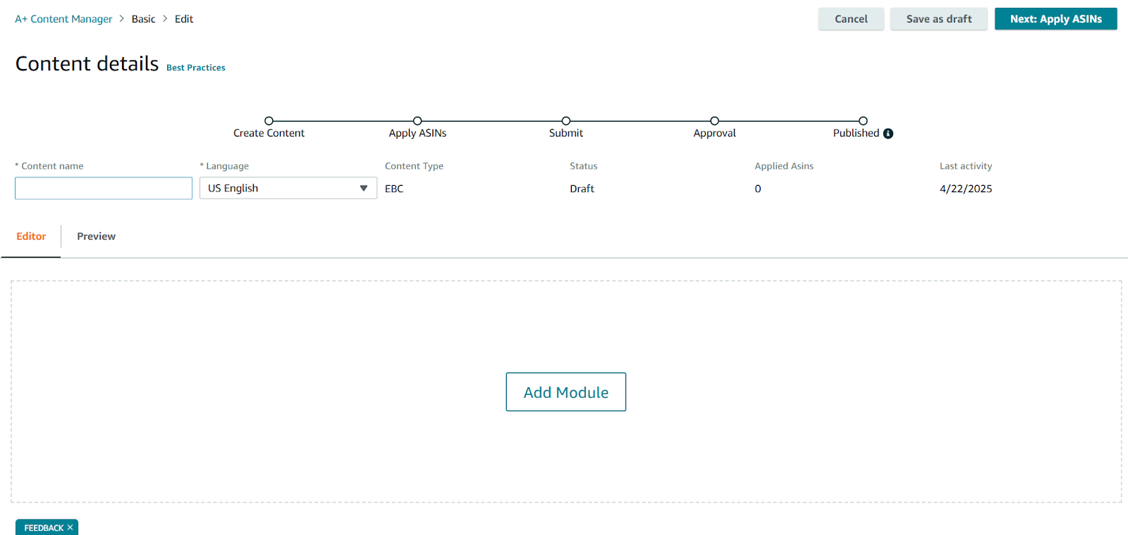 how to create amazon a plus content - content creation process