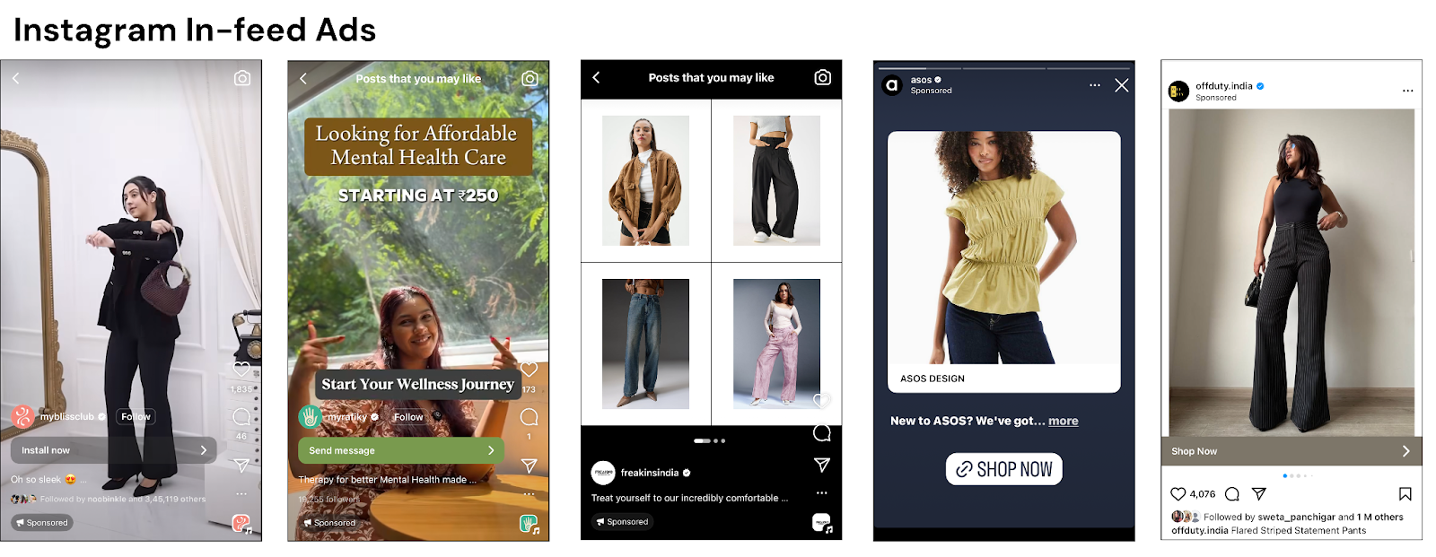 native ad examples instagram In-feed ads