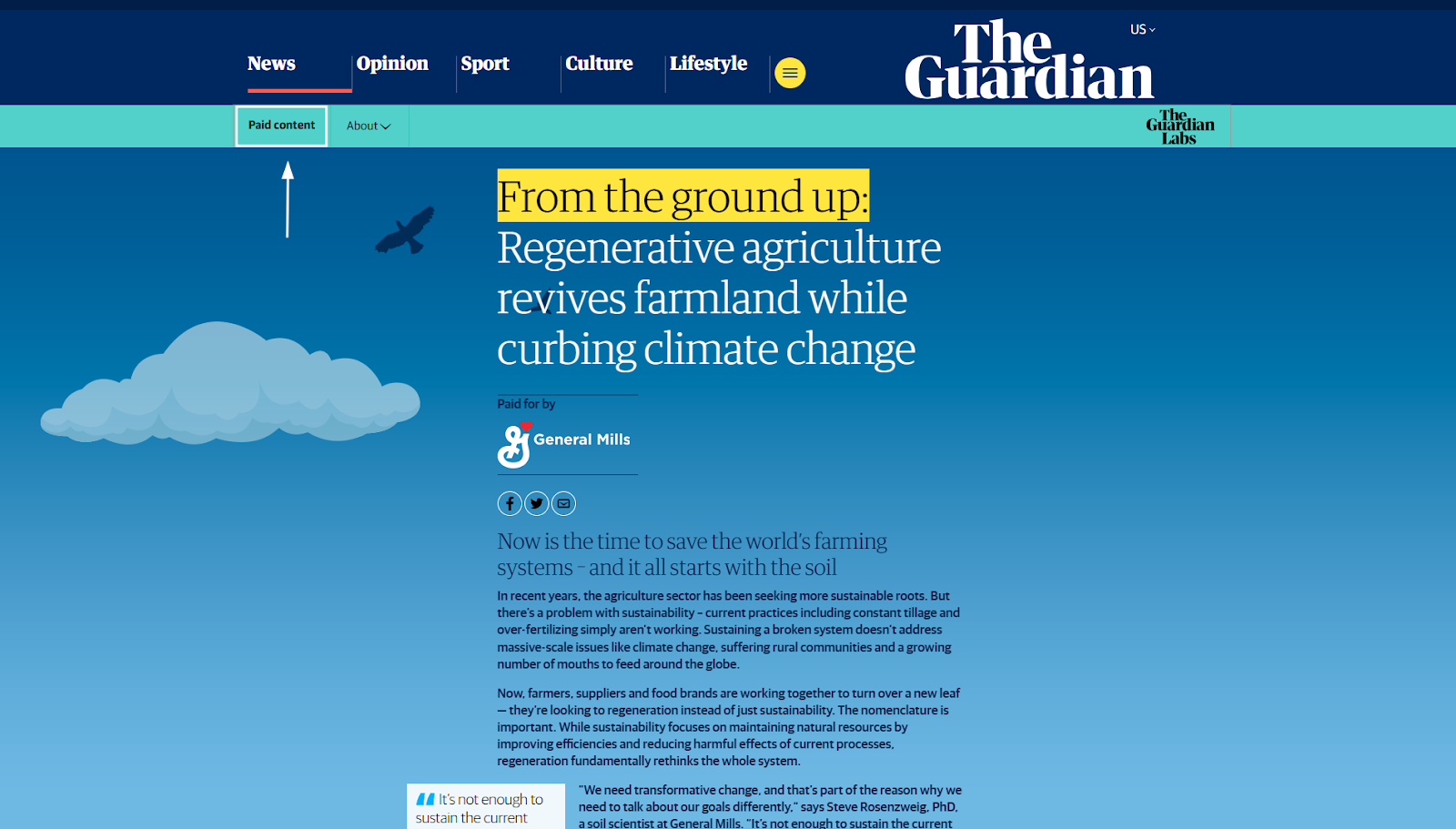 native ad examples the guardian x general mills