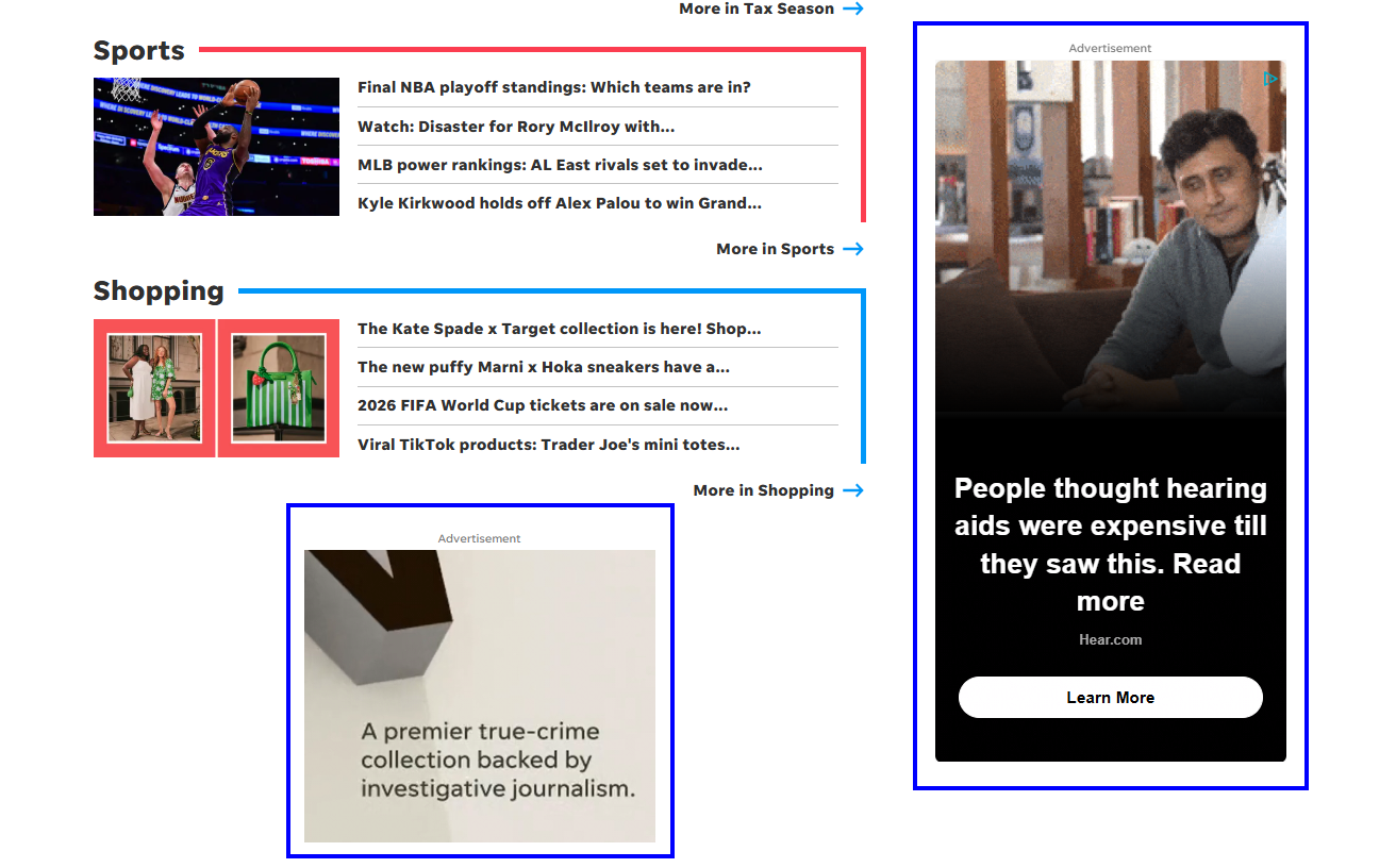 native ads vs. display Ads display ads example in banner ad format