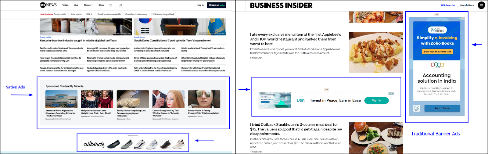native ads vs traditional ads how native ads differ from traditional display ads