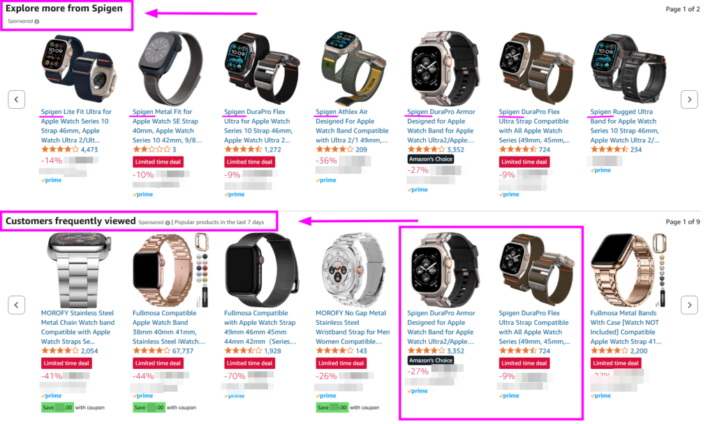 Amazon advertising strategy used by Spigen - Successful Amazon Brand Showcase