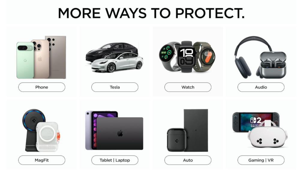 Navigation & categorization on Spigen’s Amazon Brand Storefront