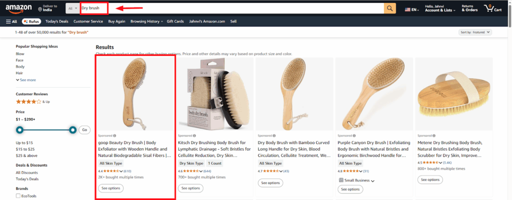 Goop Beauty – Amazon Keyword Strategy