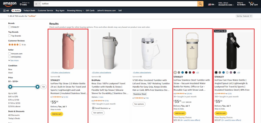 Stanley – Amazon Product Listing & Amazon SEO