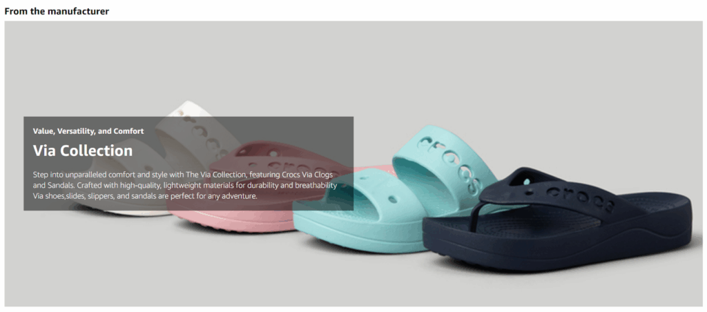 Crocs Via Collection Copy