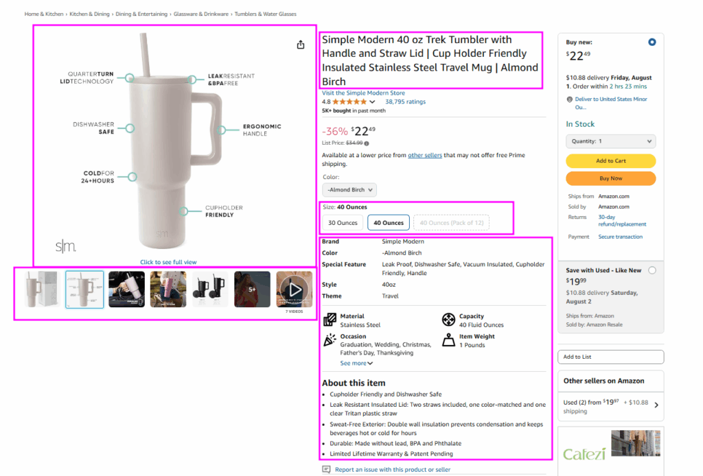 Amazon Listing Optimization