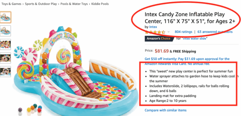 Poor product listing on Amazon - Amazon seller mistakes