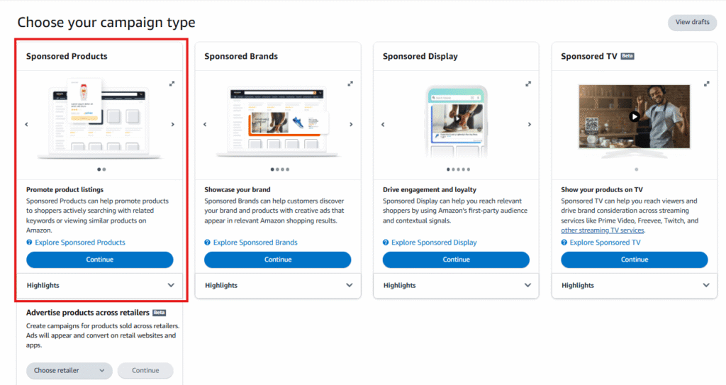 Choose Campaign Type