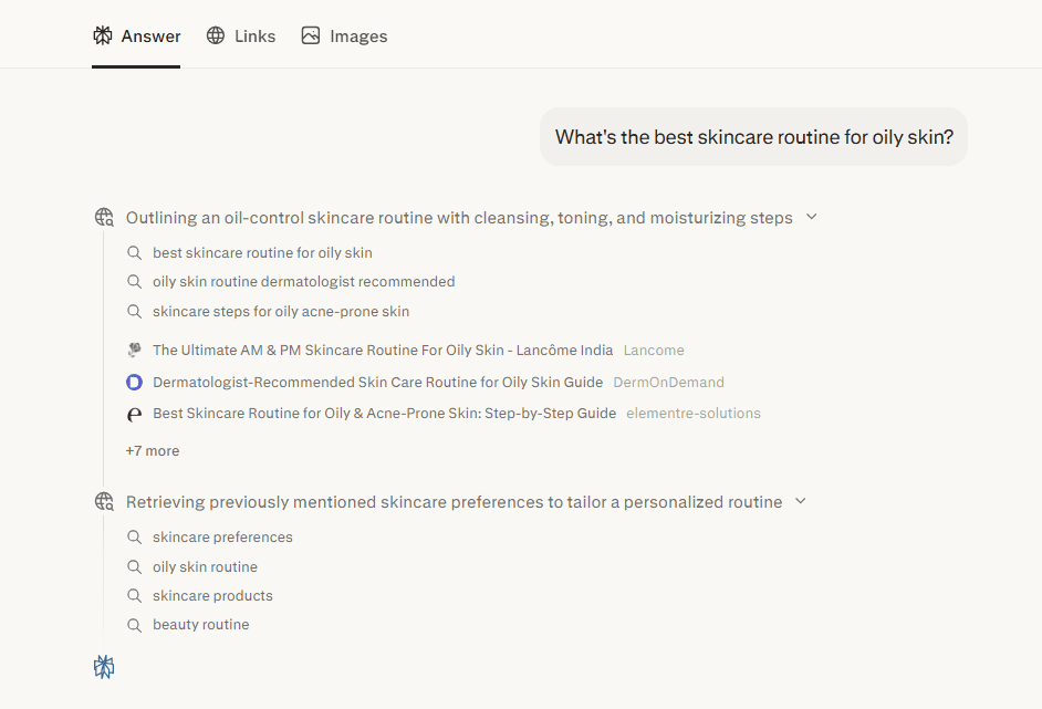 Query Fan-out example